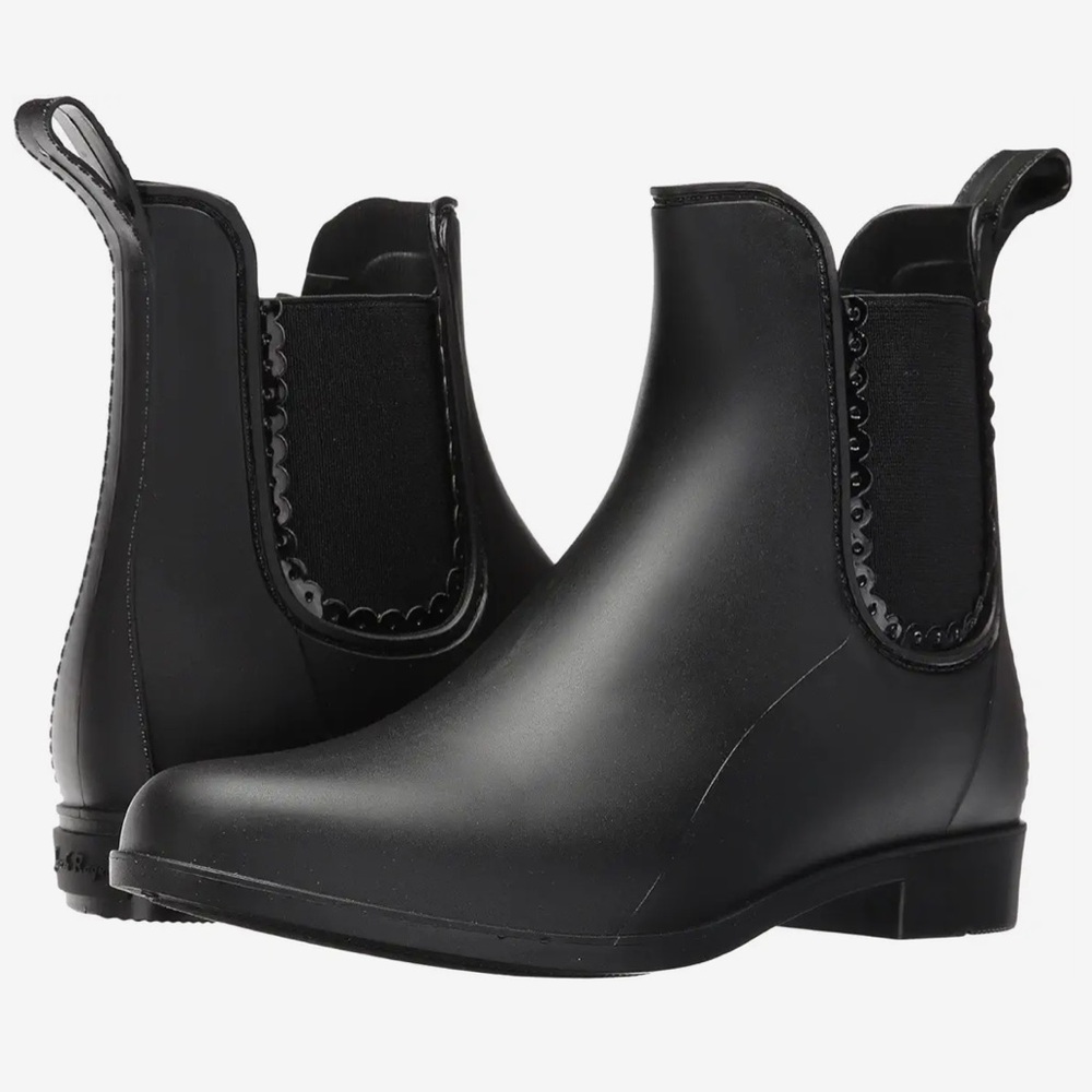 Jack Rogers Sallie Rain Boots in Black, Size 7M